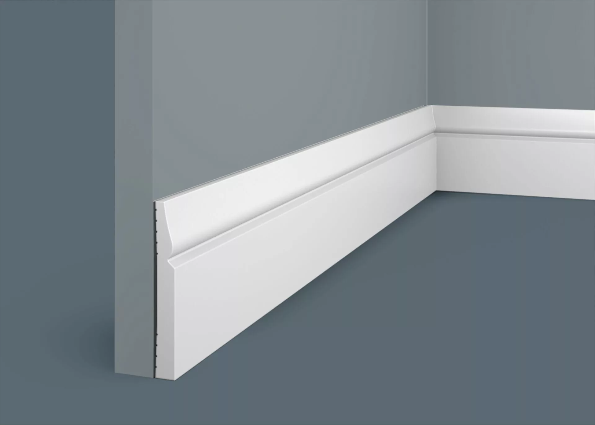 Плинтус под покраску Cosca Decor Экополимер PX031 2000×82×11