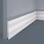 Плинтус под покраску Cosca Decor Экополимер PX015 2000×80×11