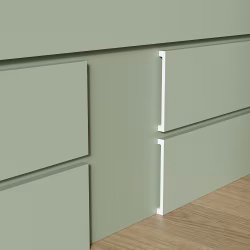Плинтус под покраску Cosca Decor Экополимер PX057 2000×100×10