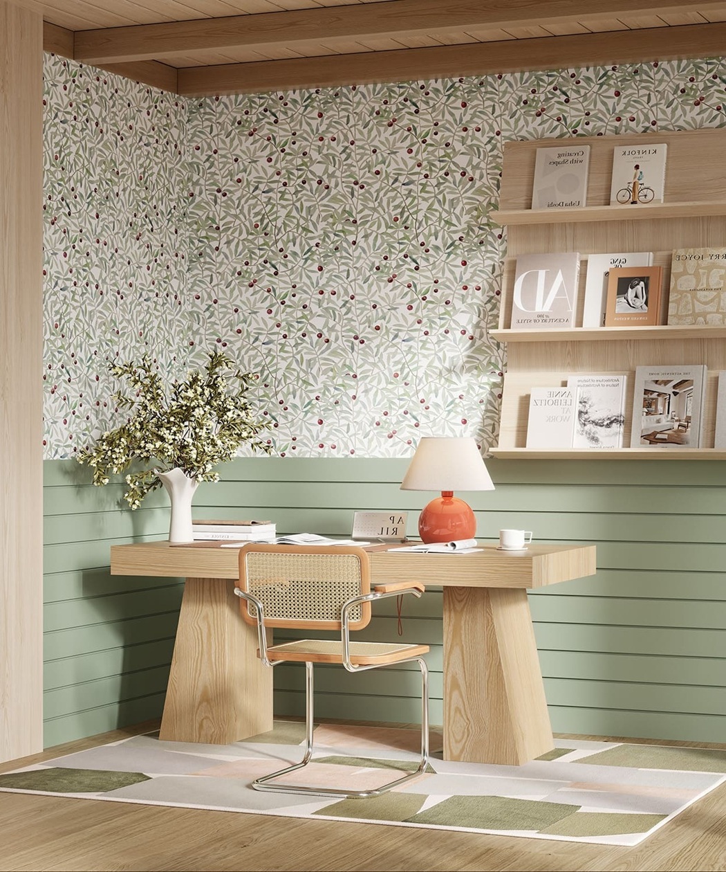 Плинтус под покраску Cosca Decor Экополимер PX057 2000×100×10 фото в интерьере