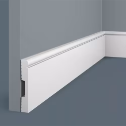 Плинтус под покраску Cosca Decor Экополимер PX032 2000×82×13