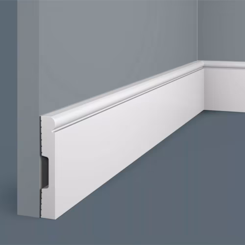 Плинтус под покраску Cosca Decor Экополимер PX032 2000×82×13