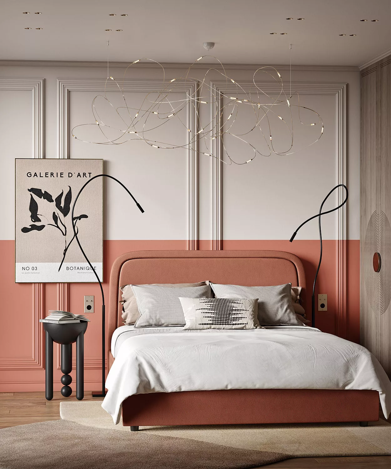 Плинтус под покраску Cosca Decor Экополимер PX032 2000×82×13 фото в интерьере