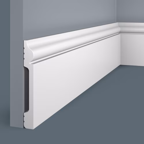 Плинтус под покраску Cosca Decor Экополимер PX004 2000×119×15