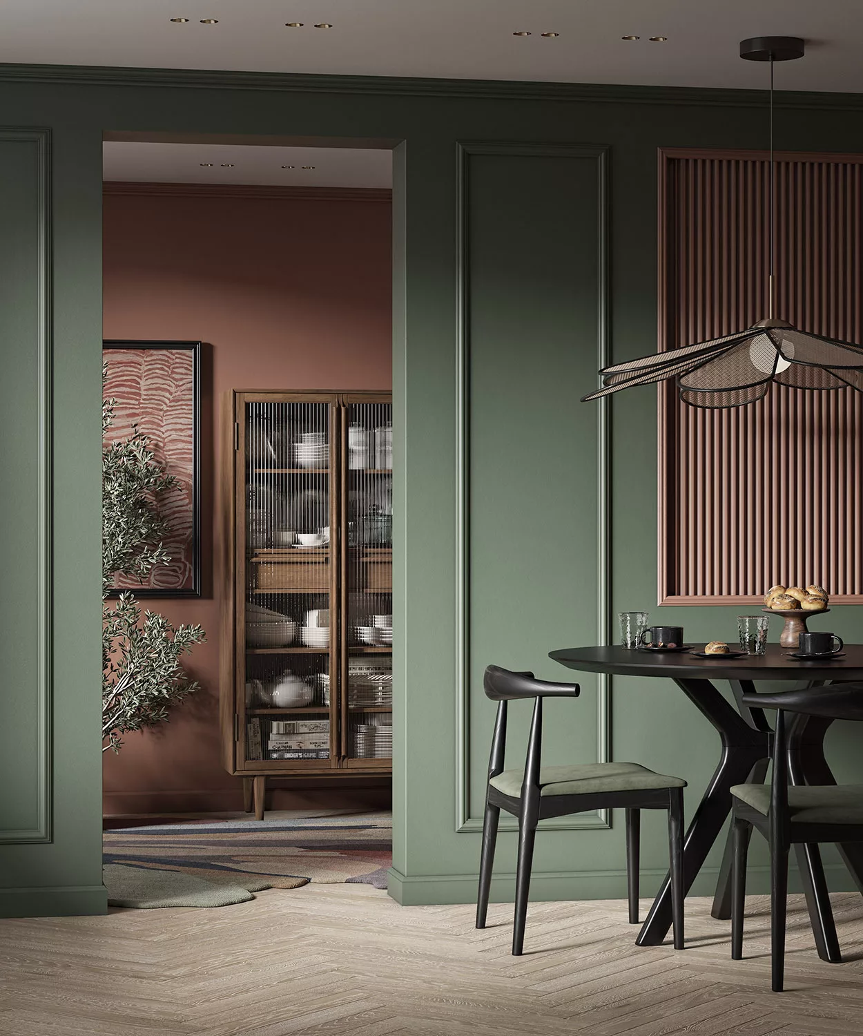 Плинтус под покраску Cosca Decor Экополимер PX030 2000×82×13 фото в интерьере