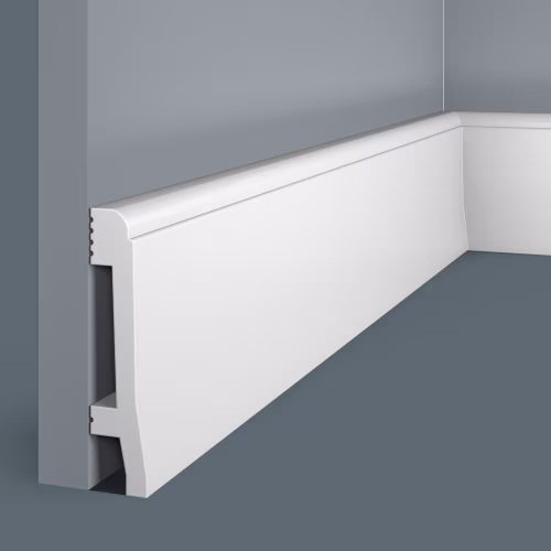 Плинтус под покраску Cosca Decor Экополимер PX022 2000×100×22