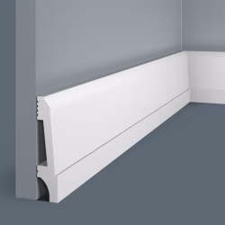 Плинтус под покраску Cosca Decor Экополимер PX023 2000×90×20