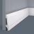 Плинтус под покраску Cosca Decor Экополимер PX023 2000×90×20