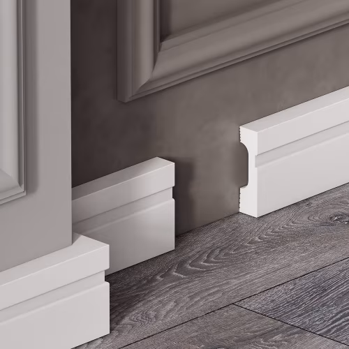 Плинтус под покраску Cosca Decor Экополимер PX029 2000×70×19