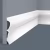 Плинтус под покраску Cosca Decor Экополимер PX037 2000×120×16