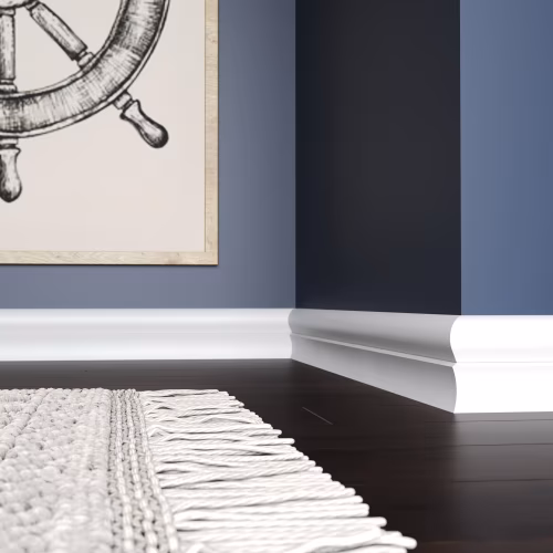 Плинтус под покраску Cosca Decor Экополимер PX037 2000×120×16