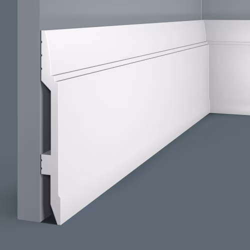Плинтус под покраску Cosca Decor Экополимер PX007 2000×150×17
