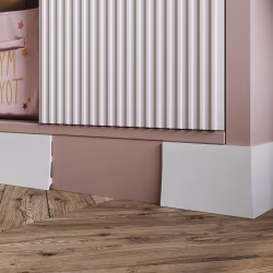 Плинтус под покраску Cosca Decor Экополимер PX040 2000×133×16