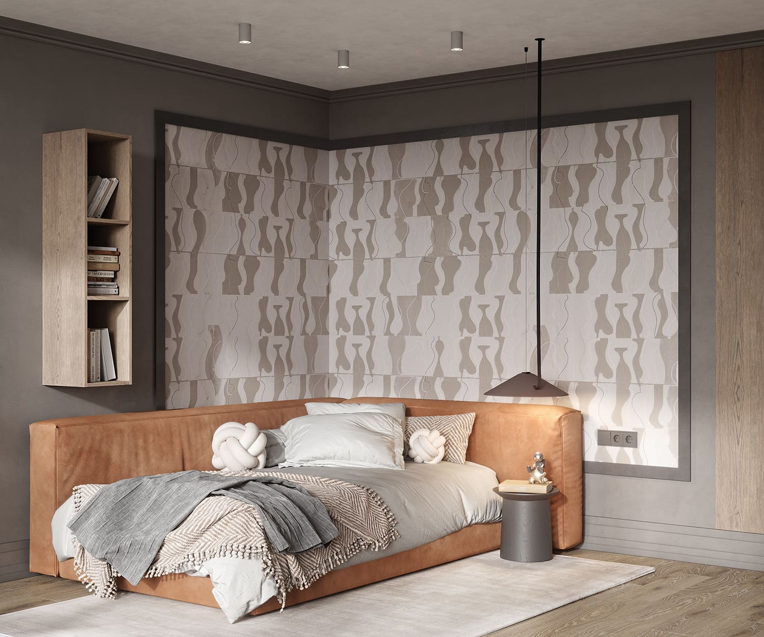 Плинтус под покраску Cosca Decor Экополимер PX044 2000×185×16 фото в интерьере