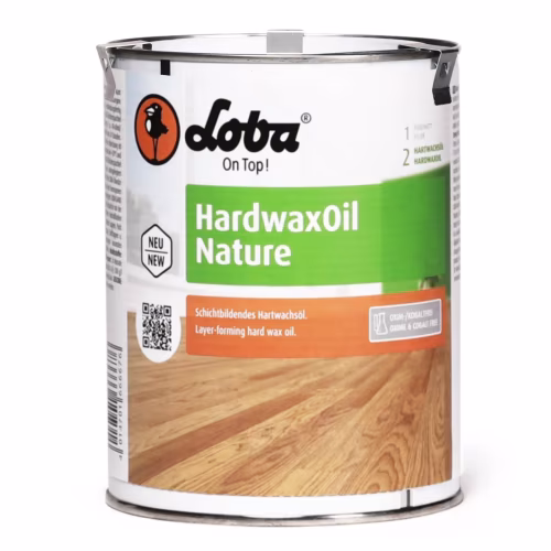 Масло с твердым воском для пола Loba Hardwax Oil Nature 10509 Бесцветное 000009 матовое 2,5 л