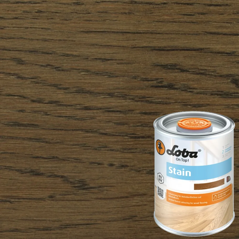 Морилка для дерева Loba Stain 11525 цвет 800195 Heritage Brown Наследие Коричневый 0,1 л