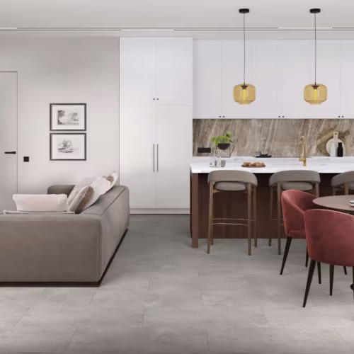 Кварцвиниловая плитка Damy Floor клеевая Ascent LVT Фудзияма JYM533-03-LVT 912,4×455,2×2,5