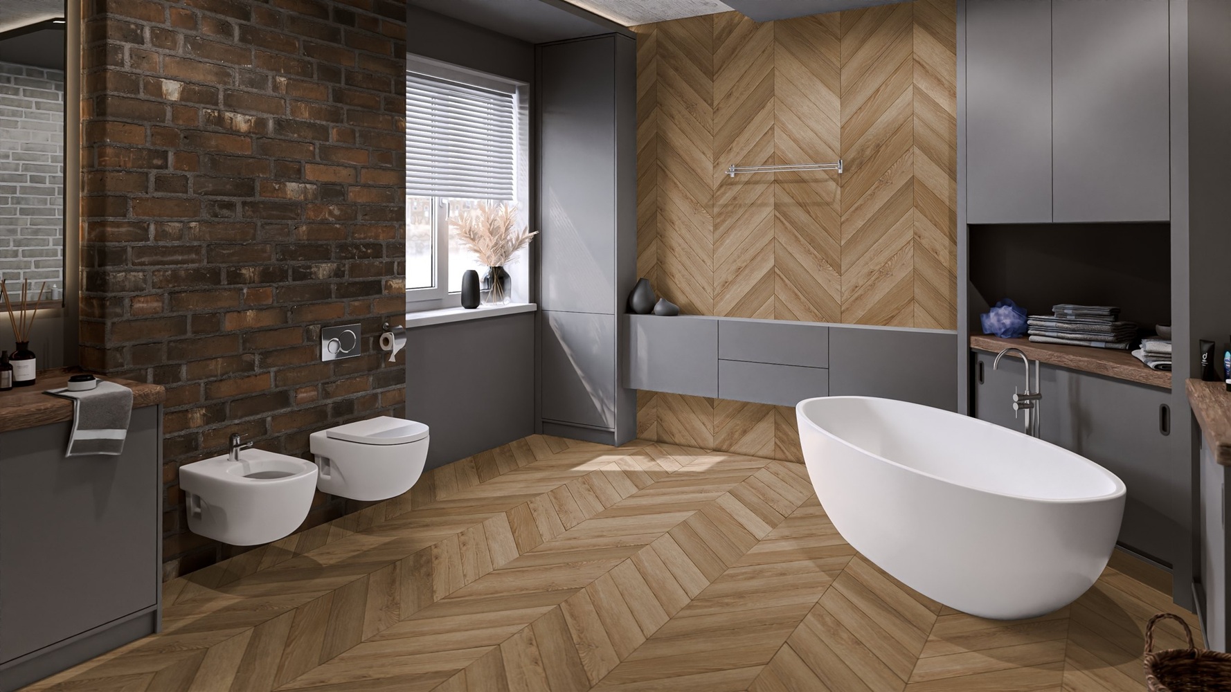 Кварцвиниловая плитка Damy Floor клеевая Chevron LVT Лувр Louvre DF04-Ch-LVT французская елка 600×127×2,5 фото в интерьере