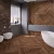 Кварцвиниловая плитка Damy Floor клеевая Chevron LVT Шайо DF07-Ch-LVT французская елка 600×127×2,5 фото в интерьере