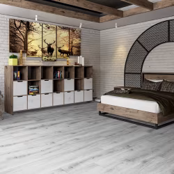 Кварцвиниловая плитка Damy Floor клеевая Family LVT Дуб Альпийский 1536-2-LVT 1227×187×2,5