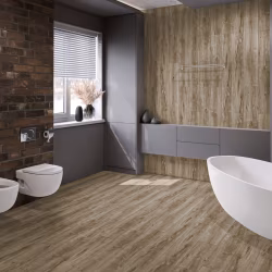 Кварцвиниловая плитка Damy Floor клеевая Family LVT Дуб Имбирный 248-8-LVT 1227×187×2,5