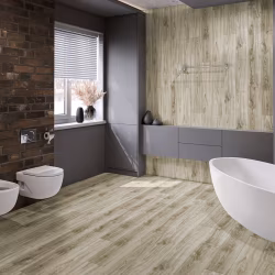 Кварцвиниловая плитка Damy Floor клеевая Family LVT Дуб Белый SL3739-3-LVT 1227×187×2,5