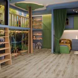Кварцвиниловая плитка Damy Floor клеевая Family LVT Дуб Белый SL3739-3-LVT 1227×187×2,5