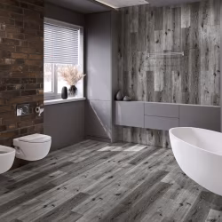 Кварцвиниловая плитка Damy Floor клеевая Family LVT Дуб Сильвер T7020-23-LVT 1227×187×2,5