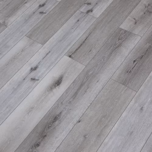 Кварцвиниловая плитка Damy Floor клеевая Family LVT Дуб Состаренный Серый T7020-5D-LVT 1227×187×2,5