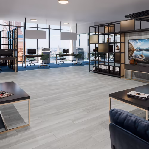 Кварцвиниловая плитка Damy Floor клеевая Family LVT Дуб Зимний TCM304-3-LVT 1227×187×2,5