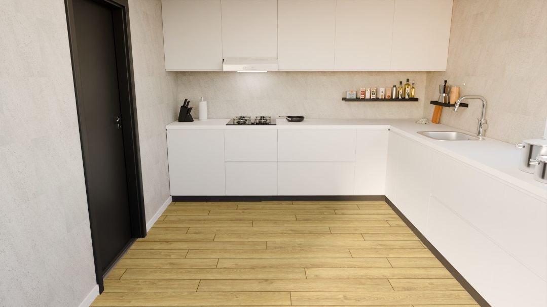 Ламинат Kronopol Aurum Dolce Aqua Дуб Граппа Grappa Oak D40054 1380×157×8 фото в интерьере