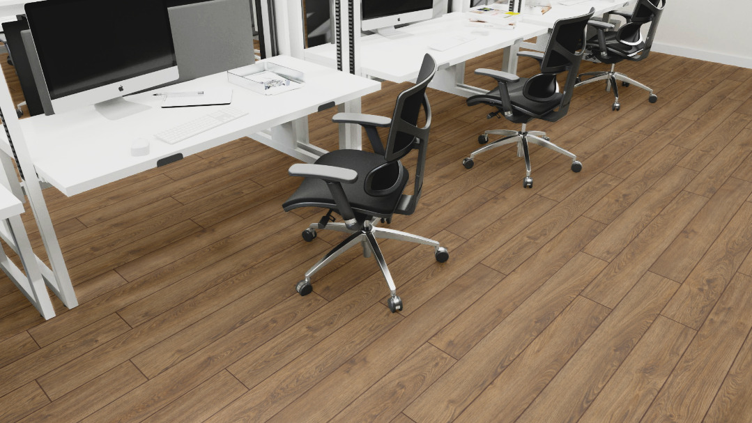 Ламинат Kronopol Aurum Dolce Aqua Дуб Брауни Brownie Oak D40084 1380×157×8 фото в интерьере