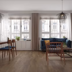 Кварцвиниловая плитка Alpine Floor клеевая Easy Line Дуб Гоен ЕСО 3-45 1219,2×184,15×3