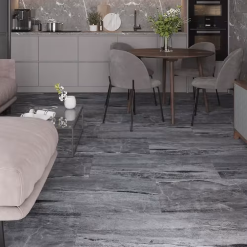 Кварцвиниловая плитка Vinilam клеевая Ceramo Stone Glue Колумбийский Камень 91906 950×475×2,5