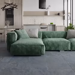 Кварцвиниловая плитка Vinilam клеевая Ceramo Stone Glue Мальтийский Базальт 91907 950×475×2,5