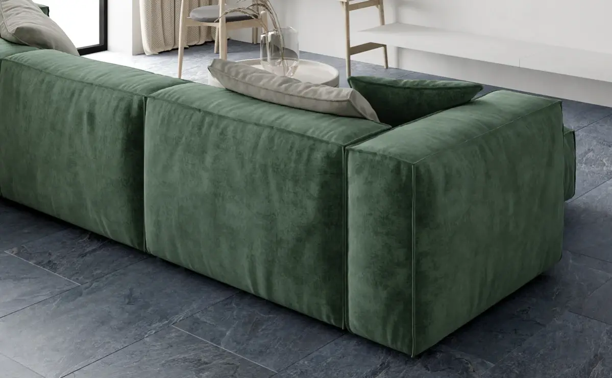 Кварцвиниловая плитка Vinilam клеевая Ceramo Stone Glue Мальтийский Базальт 91907 950×475×2,5 фото в интерьере