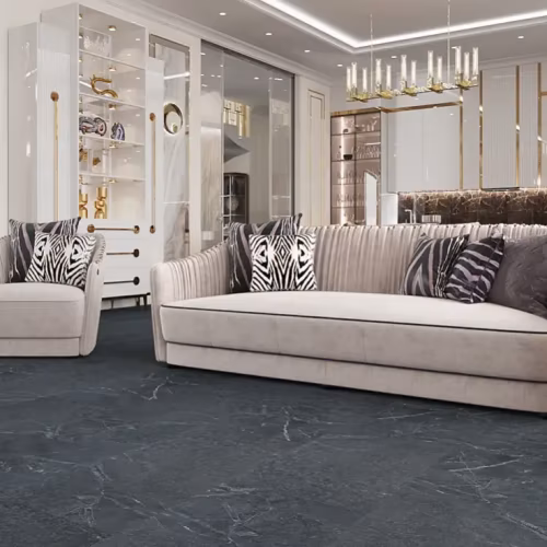 Кварцвиниловая плитка Vinilam клеевая Ceramo Stone Glue Ионический Мрамор 91909 950×475×2,5