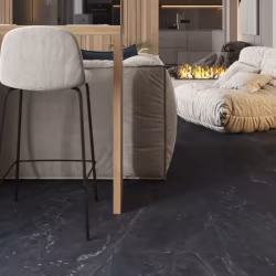 Кварцвиниловая плитка Vinilam клеевая Ceramo Stone Glue Неаполитанский Черный 91910 950×475×2,5