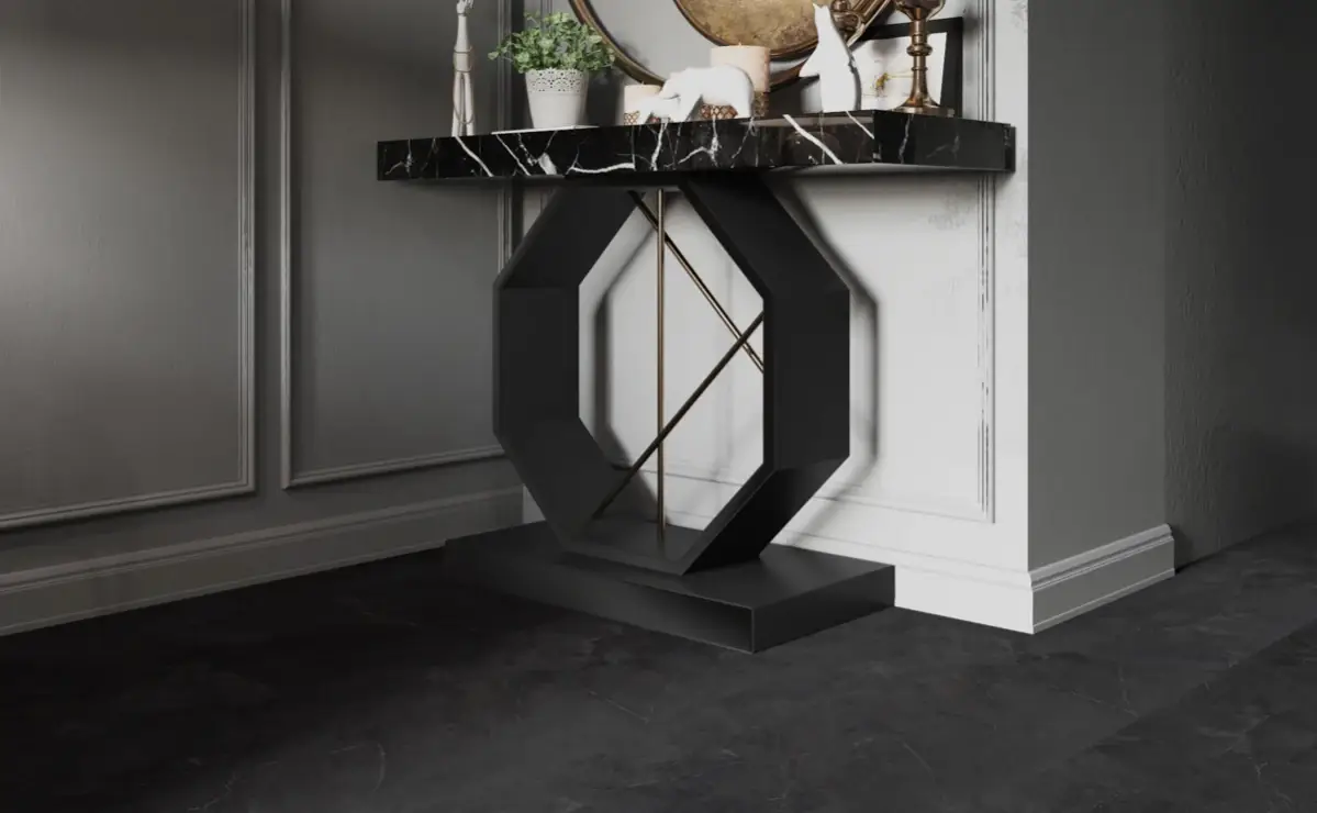 Кварцвиниловая плитка Vinilam клеевая Ceramo Stone Glue Аргентинский Камень 91912 950×475×2,5 фото в интерьере