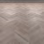 Кварцвиниловая плитка Vinilam клеевая Parquet Chevron Glue Шеврон Шампань RI153616CL4 французская елка 690×115×2,5 фото в интерьере