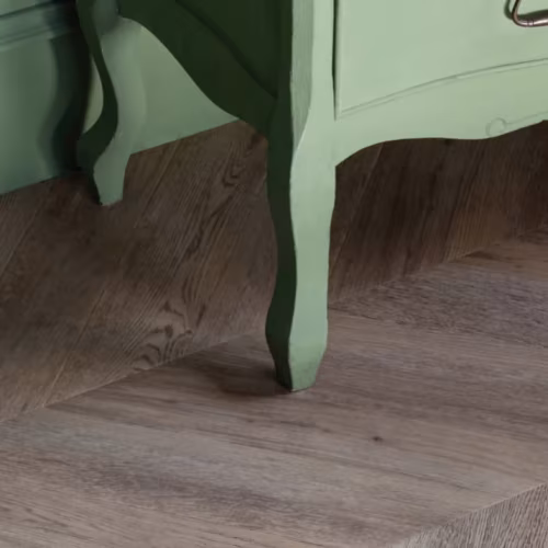 Кварцвиниловая плитка Vinilam клеевая Parquet Chevron Glue Шеврон Шампань RI153616CL4 французская елка 690×115×2,5