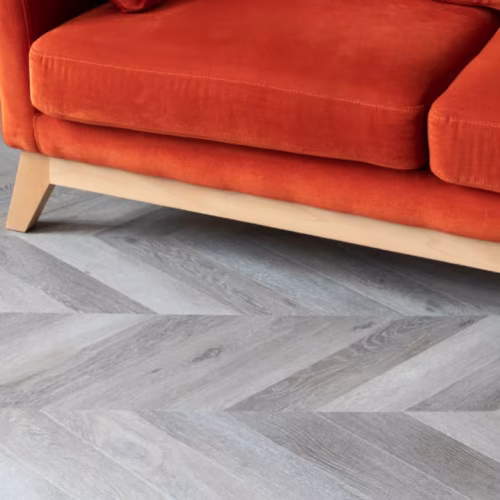 Кварцвиниловая плитка Vinilam клеевая Parquet Chevron Glue Шеврон Легран RI444515CL4 французская елка 690×115×2,5