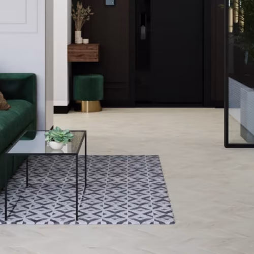 Кварцвиниловая плитка Vinilam клеевая Parquet Chevron Glue Шеврон Бриссак RI4777CL7 французская елка 690×115×2,5