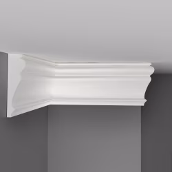 Потолочный плинтус под покраску Decomaster Дюропрофиль D152ДМ 2000×25×85