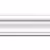 Потолочный плинтус под покраску Decomaster Дюропрофиль D152ДМ 2000×25×85