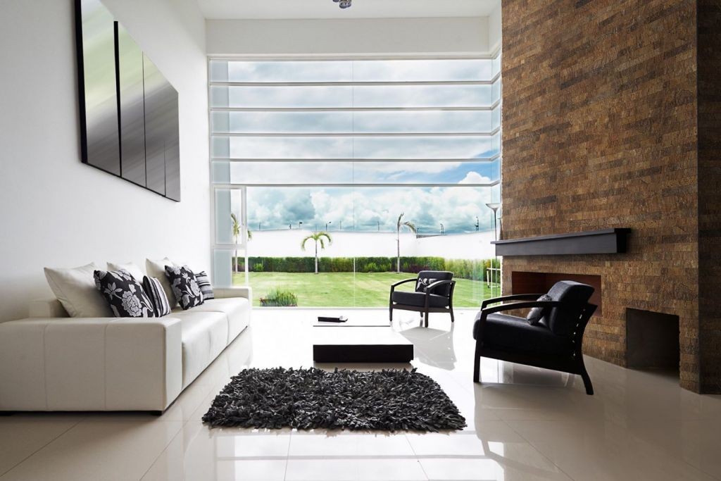 Пробковая стеновая панель Corkstyle Corkbrick Pietra Naturale 800×250×22 фото в интерьере