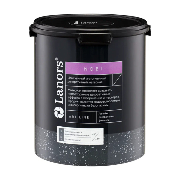 Лак интерьерный Lanors Nobi полуглянцевый 0,9 л