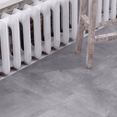 Кварцвиниловый SPC ламинат Vinilam Ceramo Stone Серый Бетон 61602 940×470×8