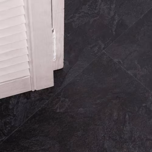 Кварцвиниловый SPC ламинат Vinilam Ceramo Stone Сланцевый Черный 61607 940×470×8
