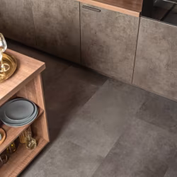 Кварцвиниловый SPC ламинат Vinilam Ceramo Stone Цемент Cтальной 71610 940×470×8